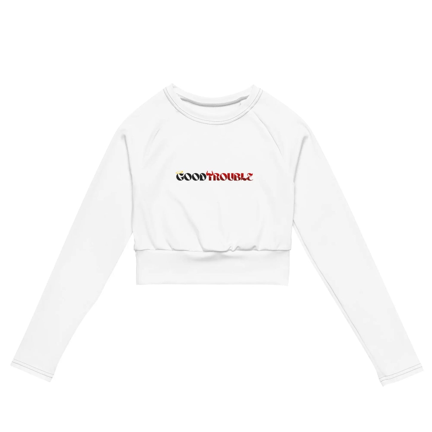 Recycled long-sleeve crop top My Store
