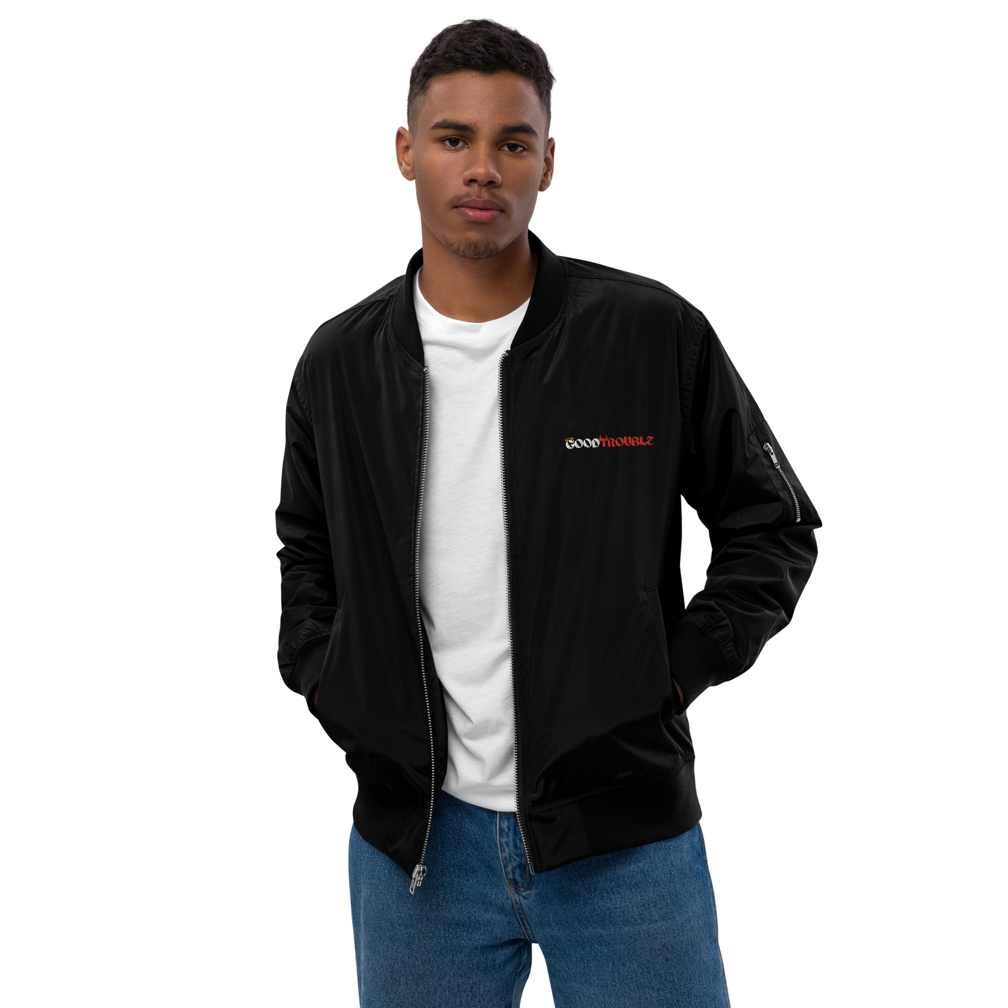 Premium recycled bomber jacket