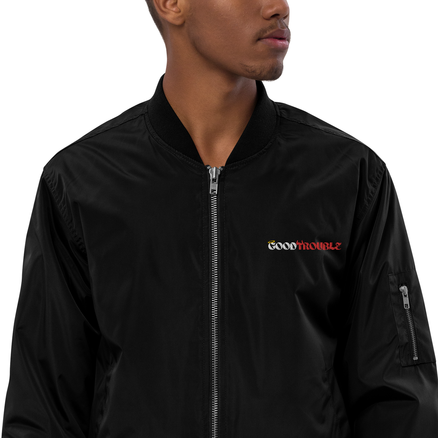 Premium recycled bomber jacket