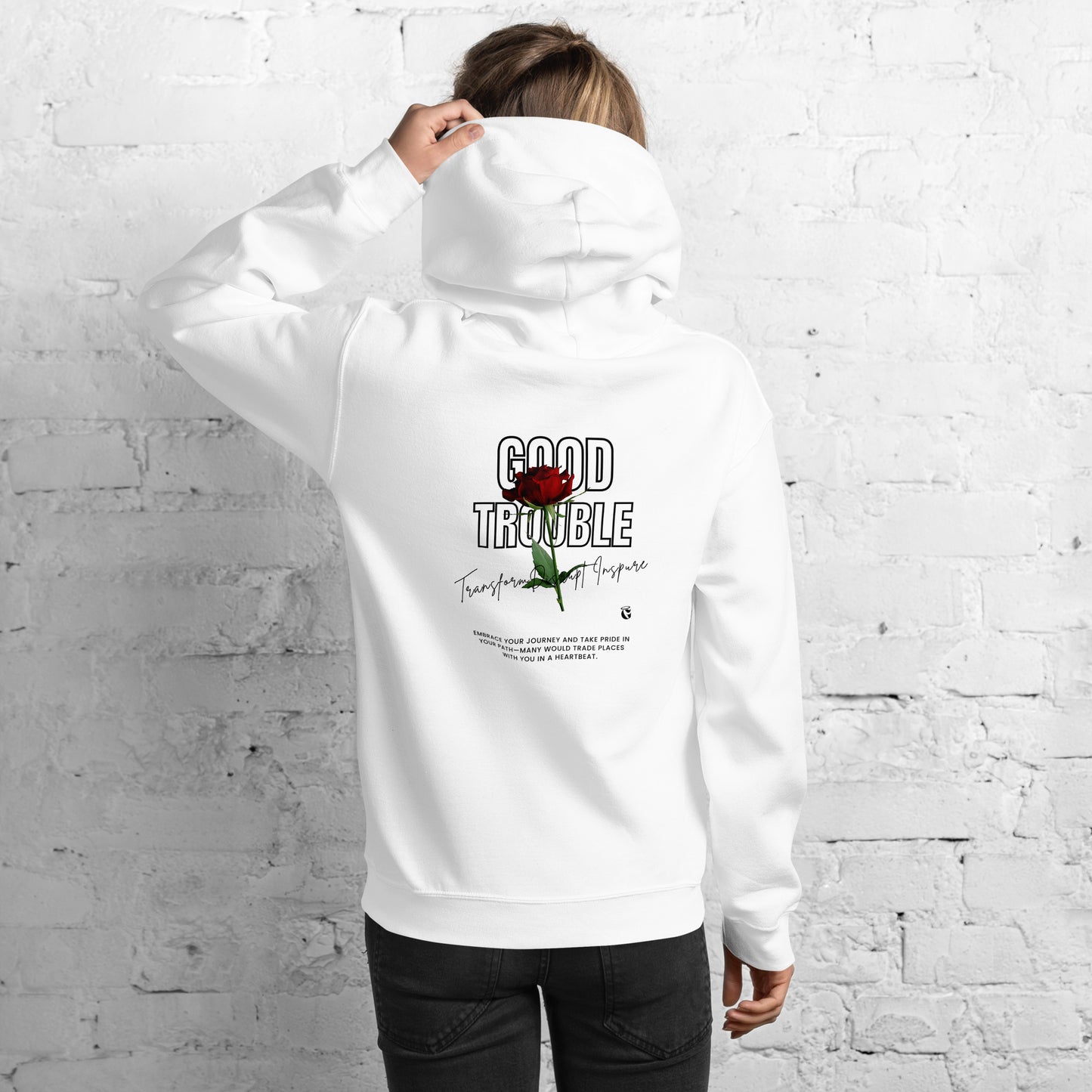 Good Trouble Roses Hoodie