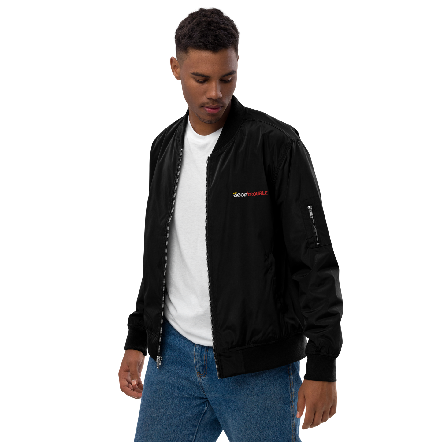 Premium recycled bomber jacket