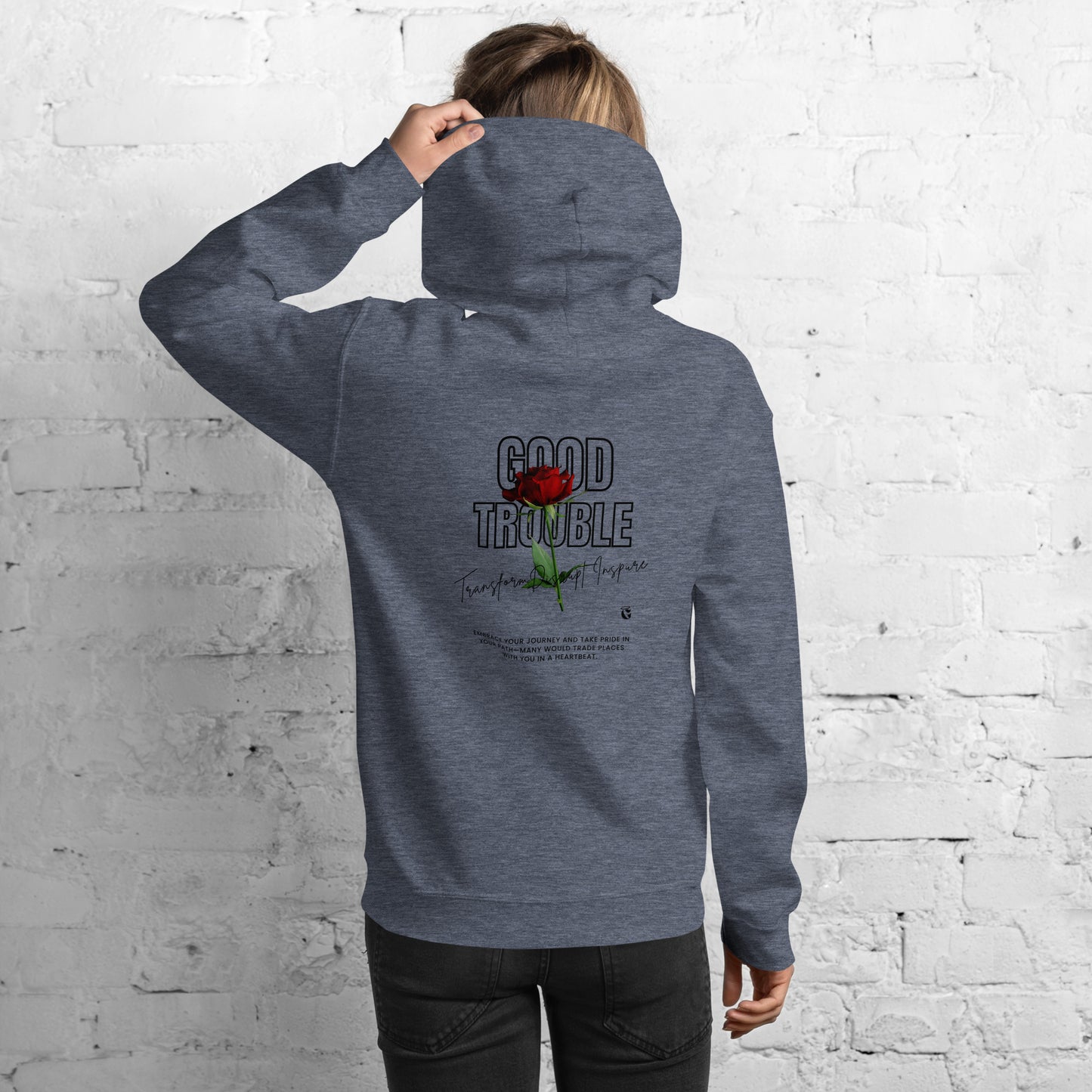 Good Trouble Roses Hoodie