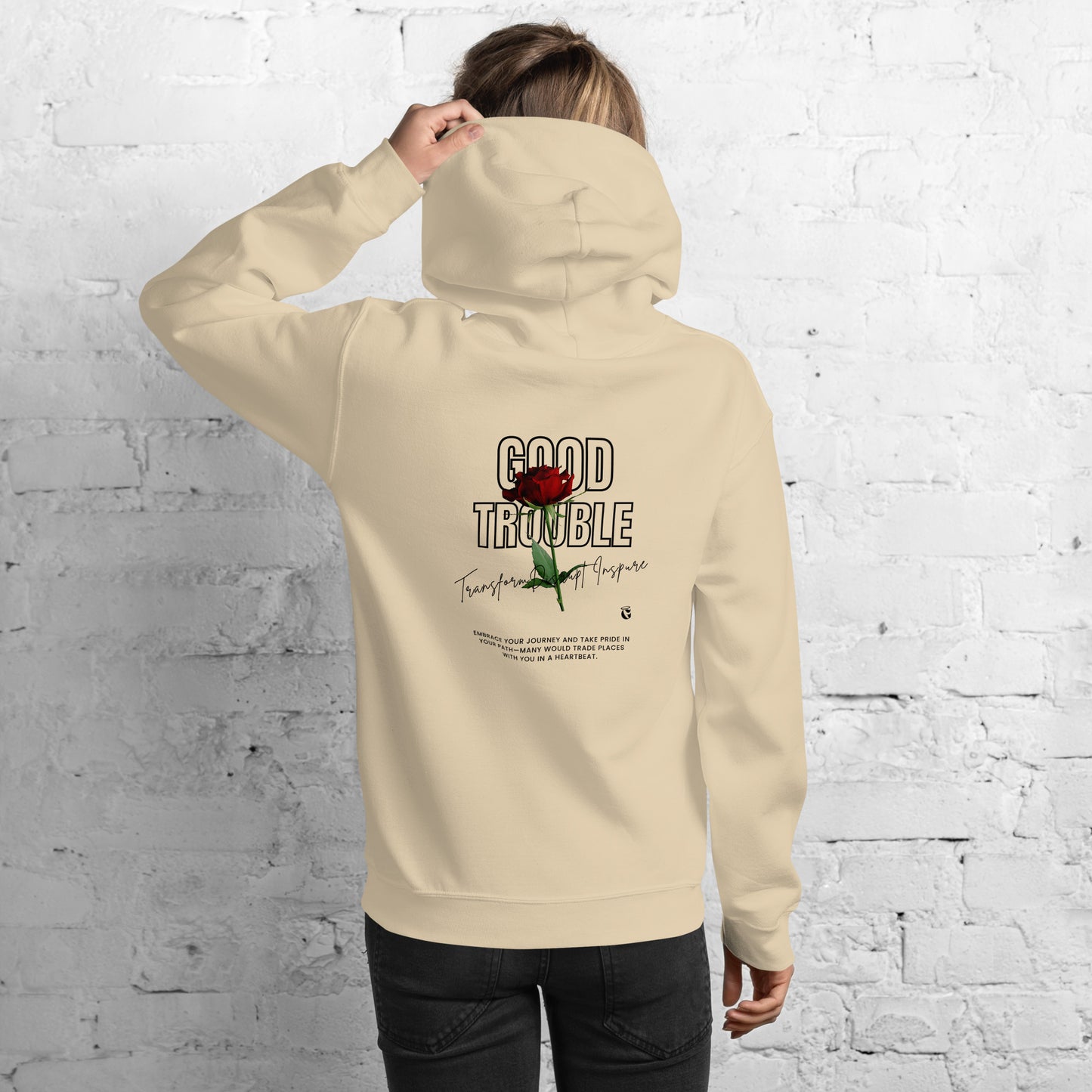 Good Trouble Roses Hoodie