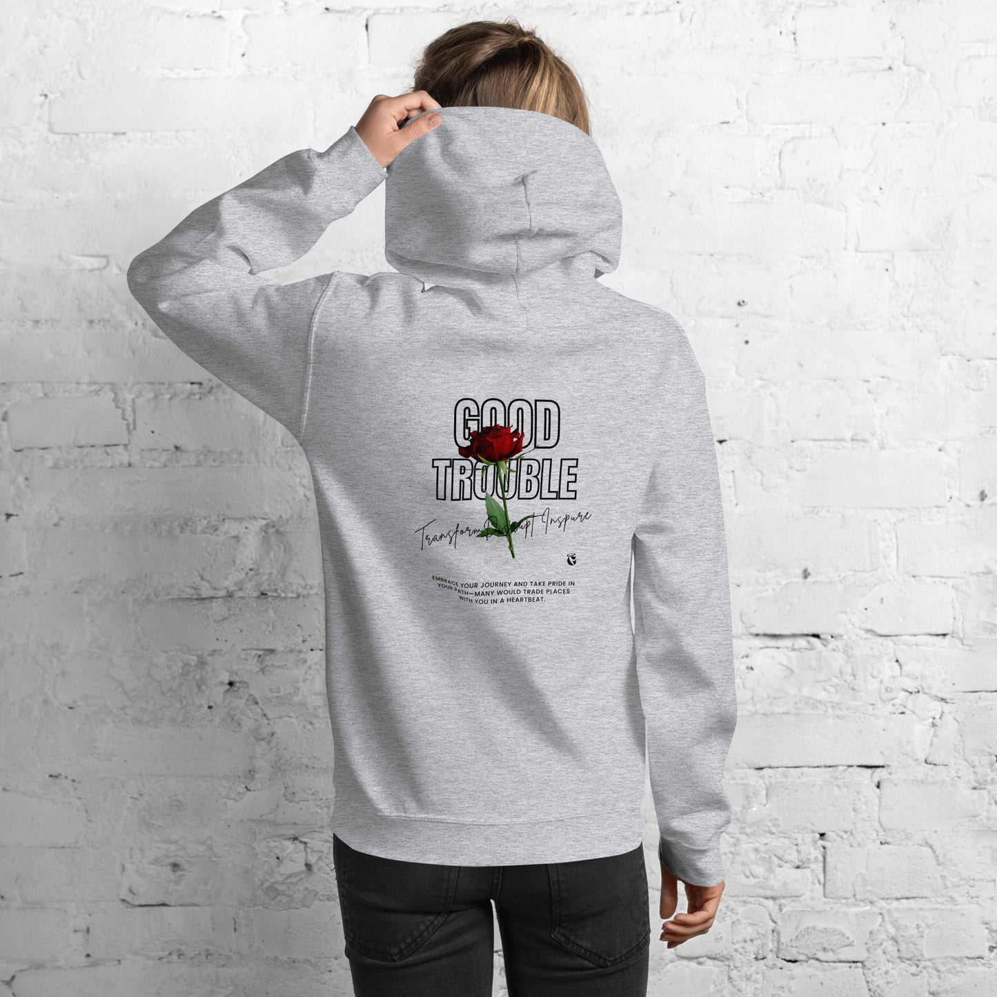 Good Trouble Roses Hoodie