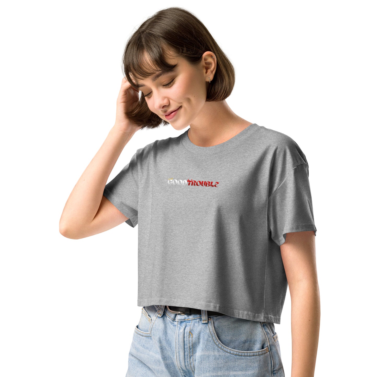 Good Trouble Cropped Tee